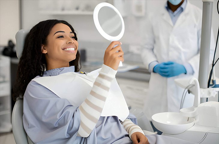 Confident smile after Invisalign